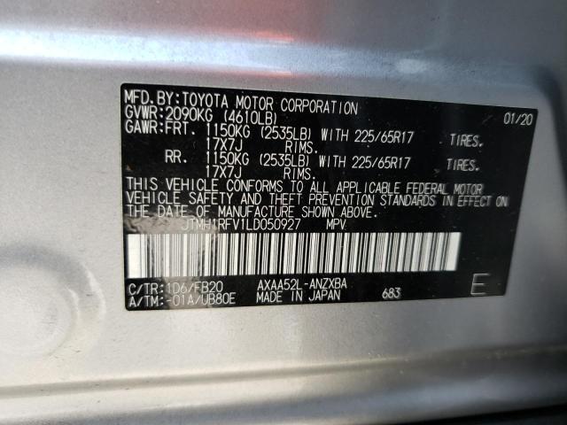 2020 TOYOTA RAV4 LE - JTMH1RFV1LD050927