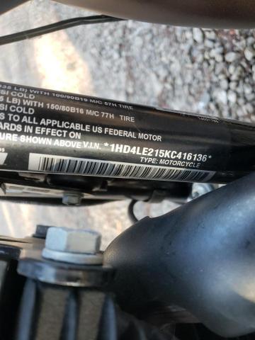 2019 HARLEY-DAVIDSON XL883 N 1HD4LE215KC416136