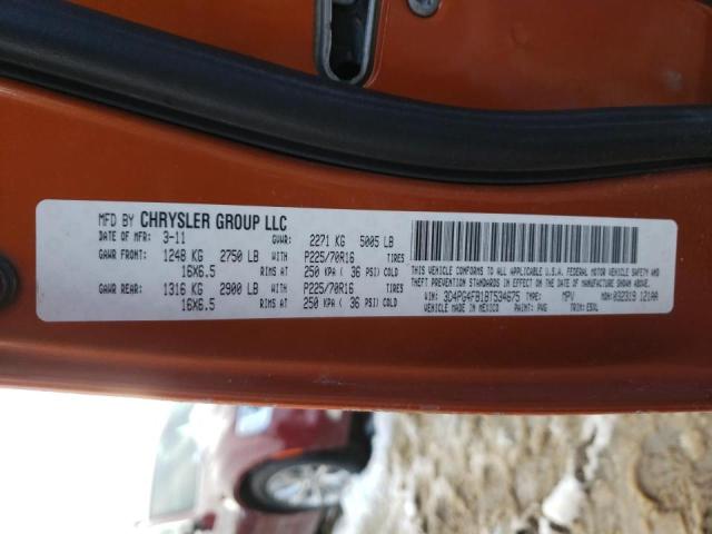 2011 DODGE JOURNEY EX 3D4PG4FB1BT534675