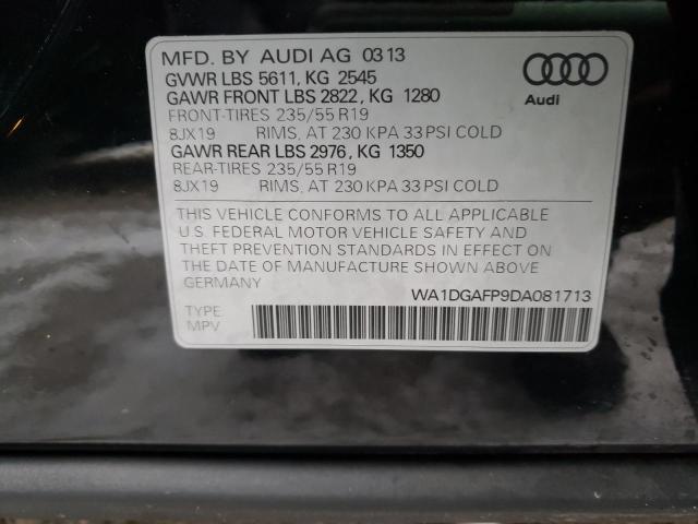 VIN WA1DGAFP9DA081713 2013 Audi Q5, Premium Plus no.10