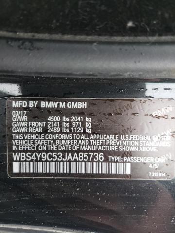2018 BMW M4 WBS4Y9C53JAA85736