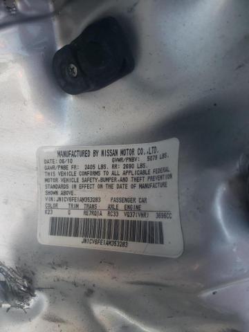 2010 INFINITI G37 BASE JN1CV6FE1AM353283