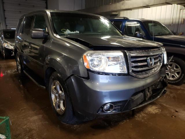 Salvage cars for sale from Copart Cudahy, WI: 2012 Honda Pilot EXL