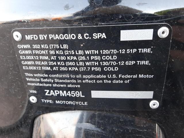 2007 VESPA GTS 250 ZAPM459L375003292