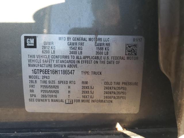 2017 GMC CANYON DEN 1GTP6EE16H1186547