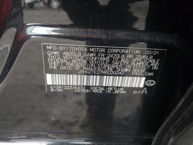 2021 LEXUS IS 350 F-S JTHGZ1E27M5020242