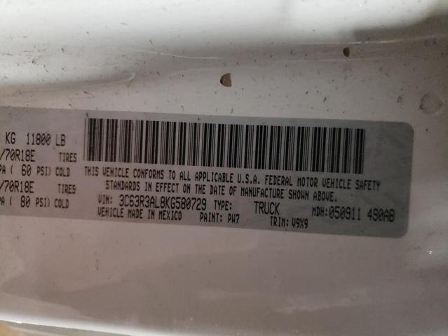 2019 RAM 3500 TRADE 3C63R3AL8KG580729
