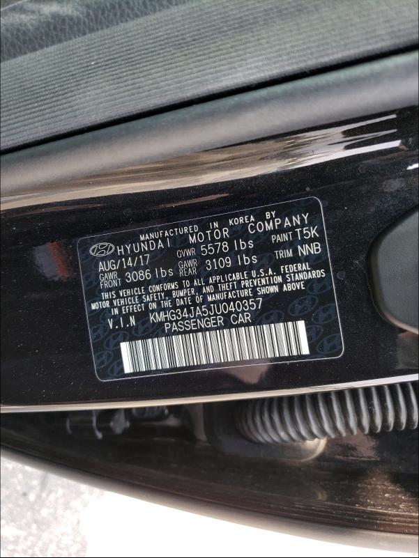 2018 GENESIS G90 PREMIU KMHG34JA5JU040357