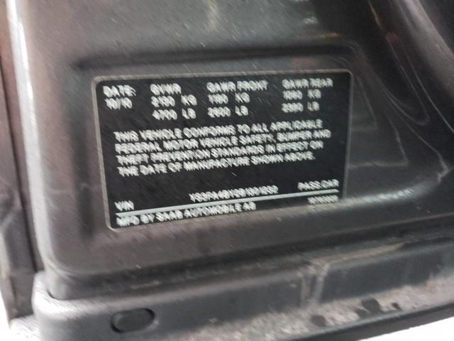 2011 SAAB 9-3 2.0T YS3FA4BY2B1301232