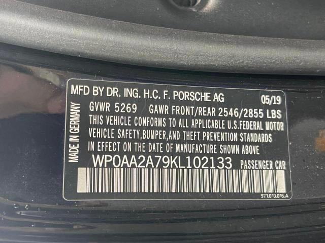 2019 PORSCHE PANAMERA B WP0AA2A79KL102133