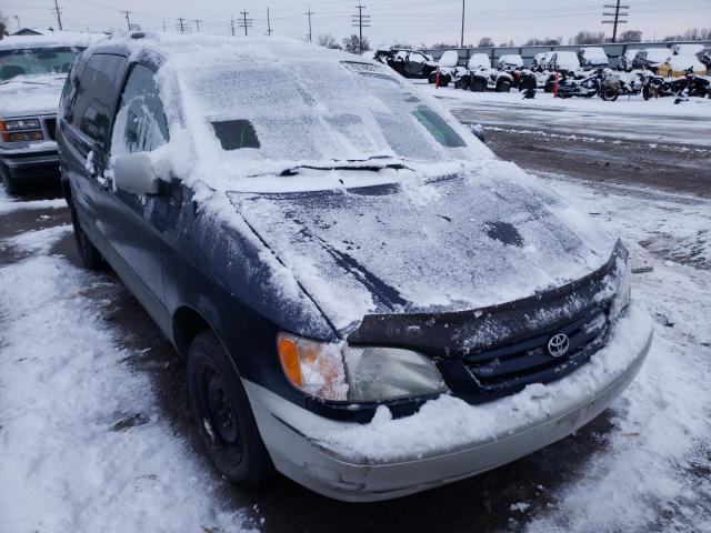 Salvage cars for sale from Copart Nampa, ID: 2002 Toyota Sienna CE