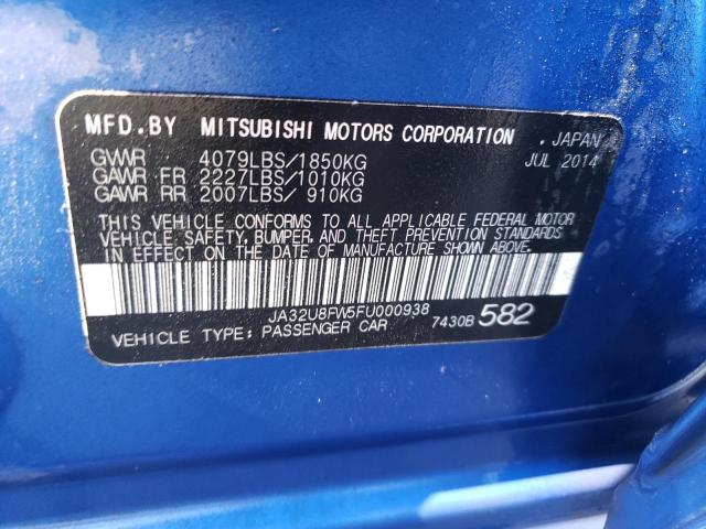 2015 MITSUBISHI LANCER GT JA32U8FW5FU000938