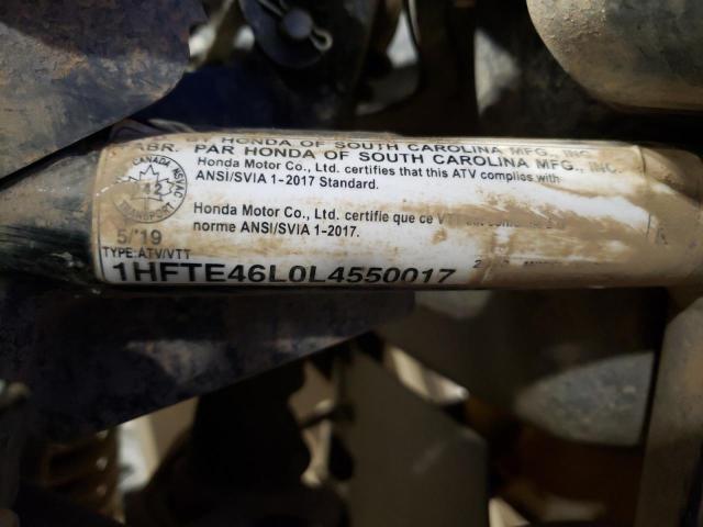 2020 HONDA TRX520 FA 1HFTE46L0L4550017