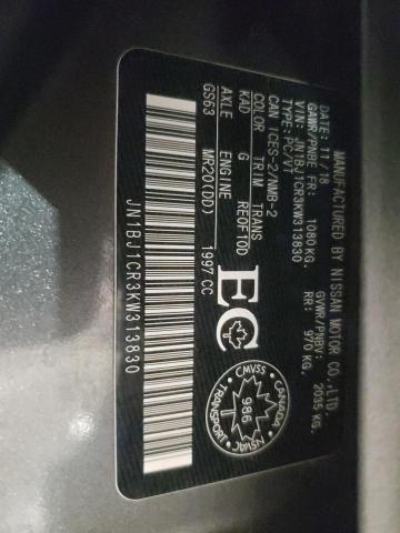 2019 NISSAN QASHQAI JN1BJ1CR3KW313830