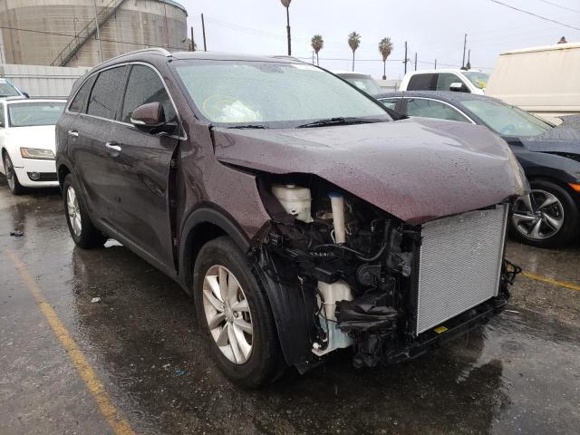 Salvage cars for sale from Copart Wilmington, CA: 2016 KIA Sorento LX