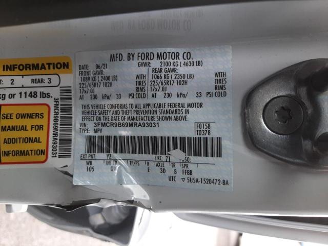 3FMCR9B69MRA93031 Ford Bronco Spo 2021. Фото: 9