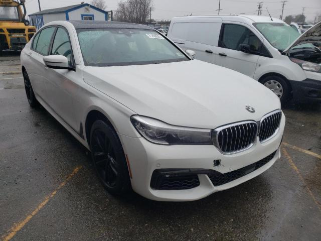 Flood-damaged cars for sale at auction: 2017 BMW 740 XE