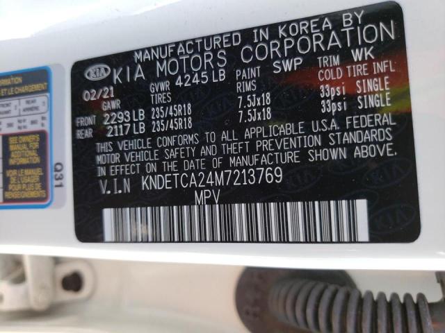 2021 KIA SELTOS SX KNDETCA24M7213769
