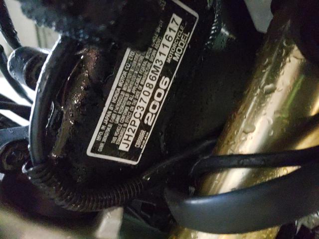 2006 HONDA CBR600 RR JH2PC37086M311617