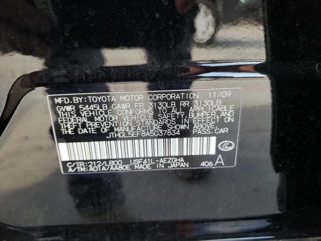 2010 LEXUS LS 460L JTHGL5EF8A5037834