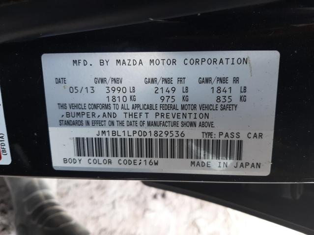 JM1BL1LP0D1829536 Mazda 3 I 2013. Фото: 9
