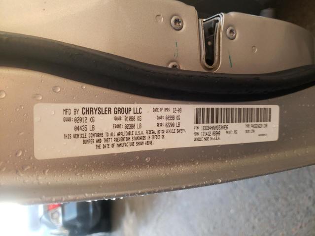 2010 DODGE CALIBER SX 1B3CB4HA0AD534896