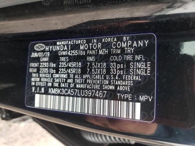 2020 HYUNDAI KONA KM8K3CA57LU397467