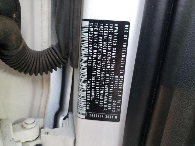 2013 VOLKSWAGEN BEETLE 3VW5X7AT4DM830595