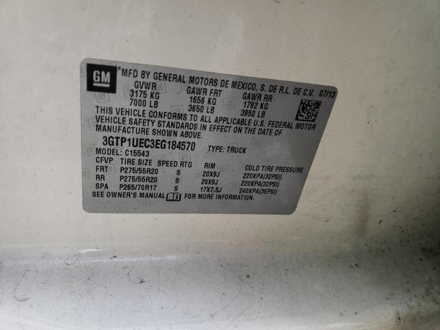 3GTP1UEC3EG184570 Gmc Sierra C15 2014. Фото: 9