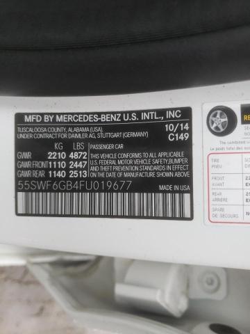 2015 MERCEDES-BENZ C 400 4MAT 55SWF6GB4FU019677