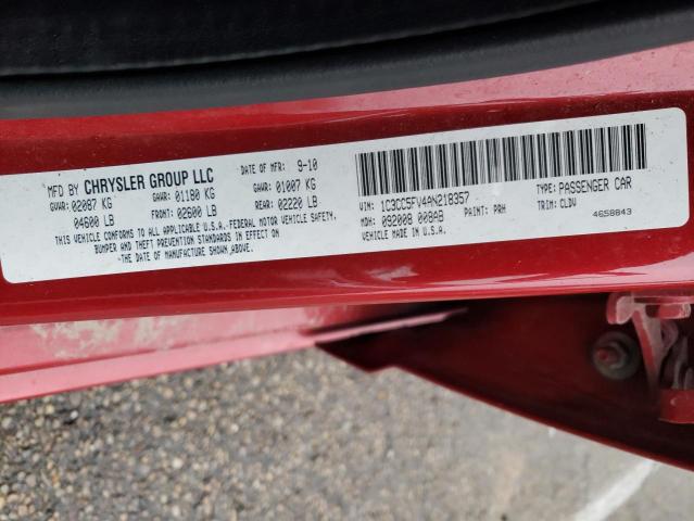 2010 CHRYSLER SEBRING LI 1C3CC5FV4AN218357