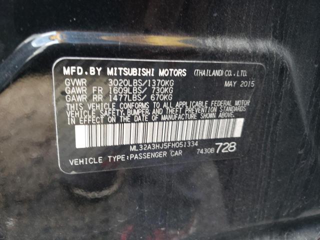 2015 MITSUBISHI MIRAGE DE ML32A3HJ5FH051334