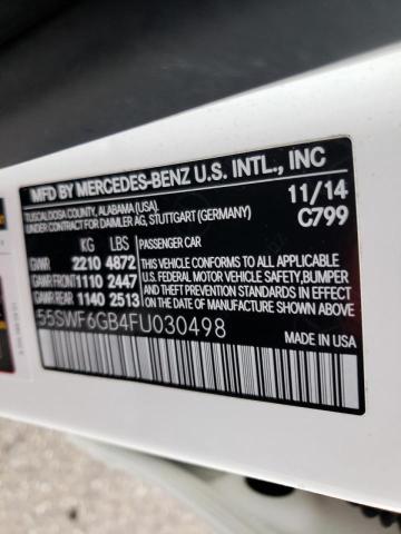 2015 MERCEDES-BENZ C 400 4MAT 55SWF6GB4FU030498