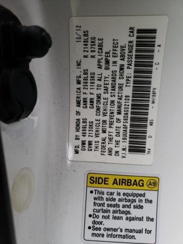 2013 ACURA TL 19UUA8F56DA002109