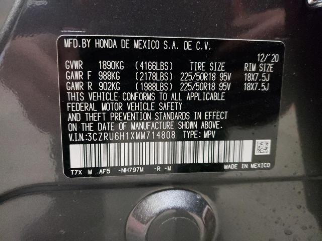 2021 HONDA HR-V SPORT - 3CZRU6H1XMM714808