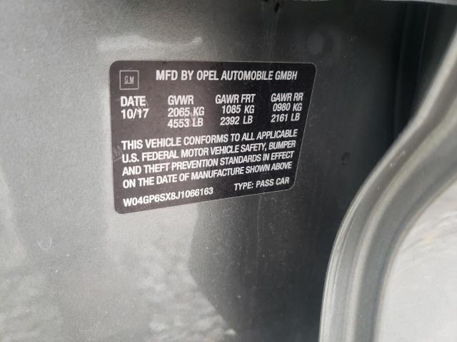 2018 BUICK REGAL ESSE W04GP6SX8J1066163