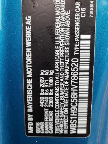 2017 BMW M2 WBS1H9C58HV786520