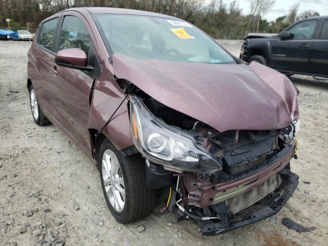 Salvage cars for sale from Copart Tifton, GA: 2020 Chevrolet Spark 1LT