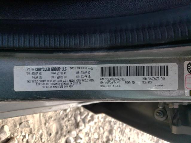 2013 CHRYSLER 200 TOURIN 1C3CCBBB1DN693981