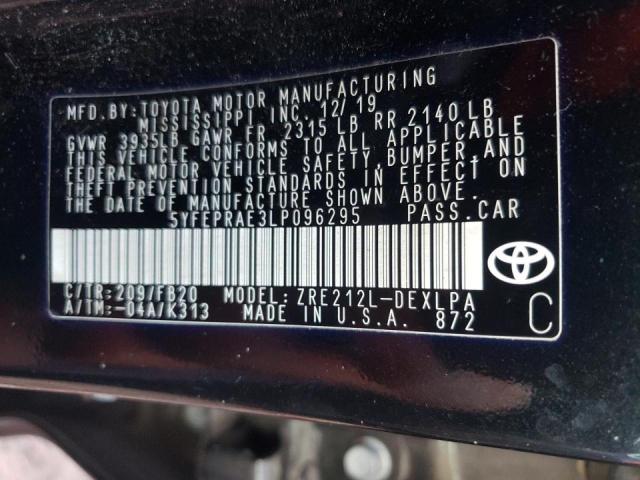 2020 TOYOTA COROLLA LE - 5YFEPRAE3LP096295