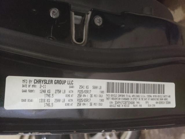 2011 DODGE JOURNEY MA 3D4PH1FG3BT524608