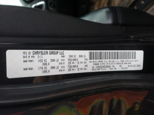 2011 DODGE DURANGO EX 1D4RD2GG4BC696960