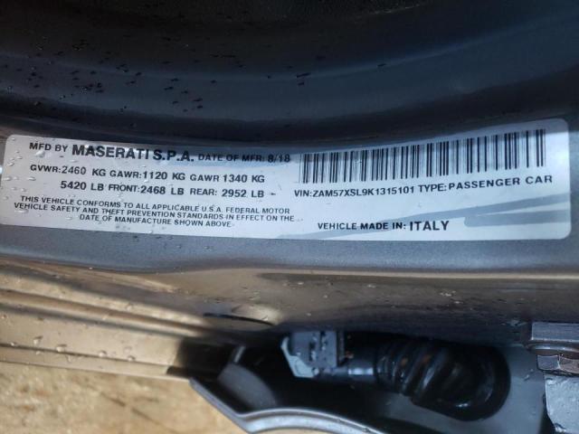 2019 MASERATI GHIBLI LUX - ZAM57XSL9K1315101