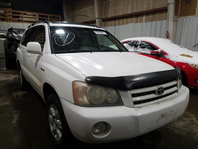 Salvage cars for sale from Copart Anchorage, AK: 2003 Toyota Highlander