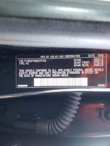 2011 VOLVO S60 T6 YV1902FH6B2017760