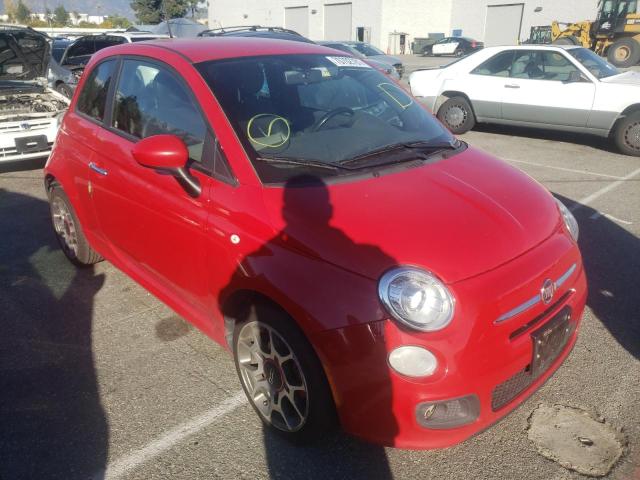 Fiat 500 salvage cars for sale: 2012 Fiat 500