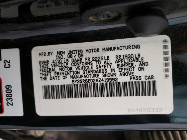 2010 PONTIAC VIBE GT 5Y2SR6E02AZ419992