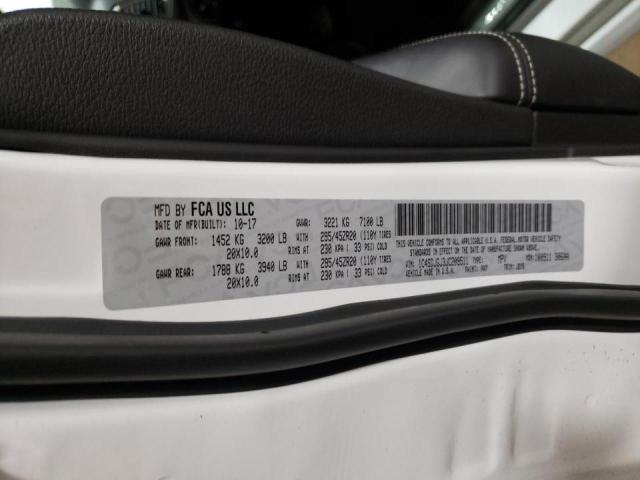 2018 DODGE DURANGO SR 1C4SDJGJ3JC209511