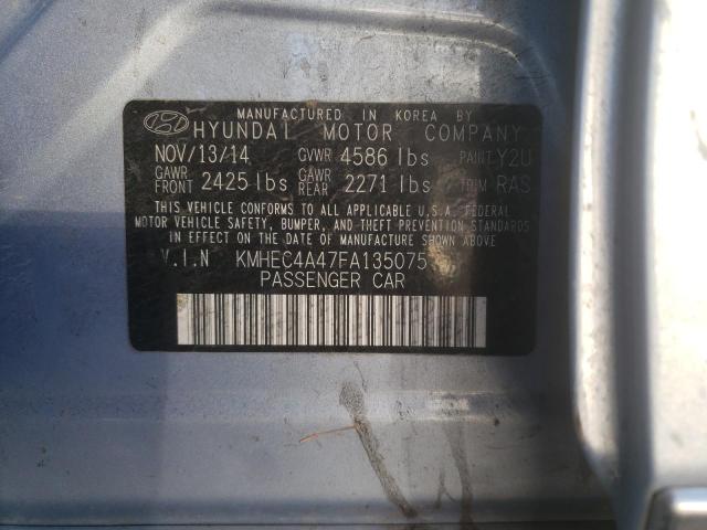 2015 HYUNDAI SONATA HYB - KMHEC4A47FA135075