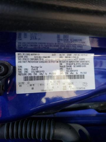 2014 FORD FOCUS ST - 1FADP3L91EL353044